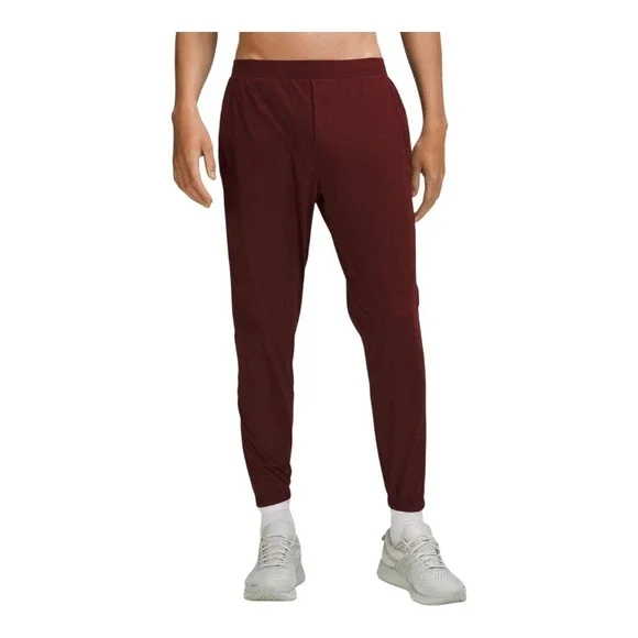 Lululemon Men's Surge Jogger Red Merlot Size Large Activewear Training Running - Picture 1 of 15